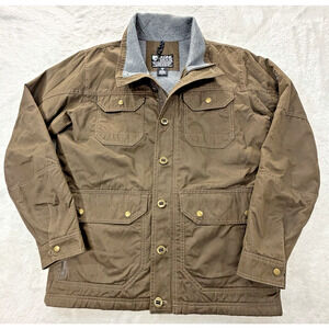 Kuhl Kollusion Jacket Lined Men's Size Medium Brown Utility Outdoors Field